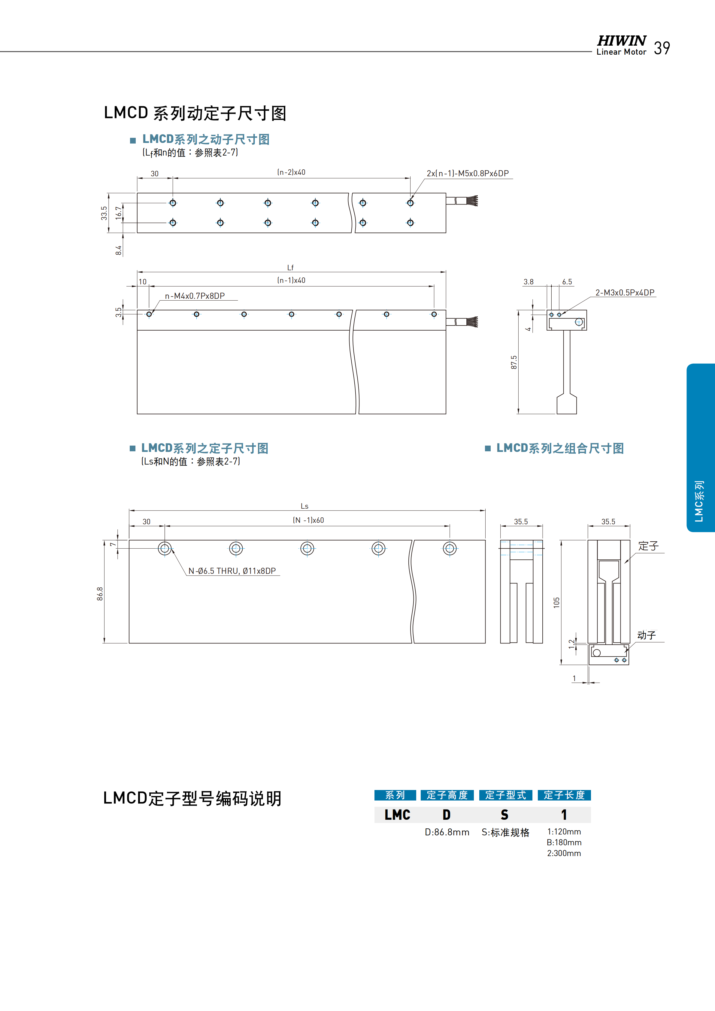 上銀無鐵心式直線電機(jī)LMC-EFE3